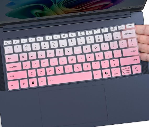 Keyboard Cover for 2025 2024 14" Lenovo Yoga Slim 7 14IMH9 14Q8X9, Slim 7X 14Q8X9M 14.5", Yoga Pro 9/9i 14.5, 14.5" Yoga Pro 7 14AHP9 14ASP9 Protector(Not Fit Lenovo Yoga 7 2-in-1 Laptop 14")
