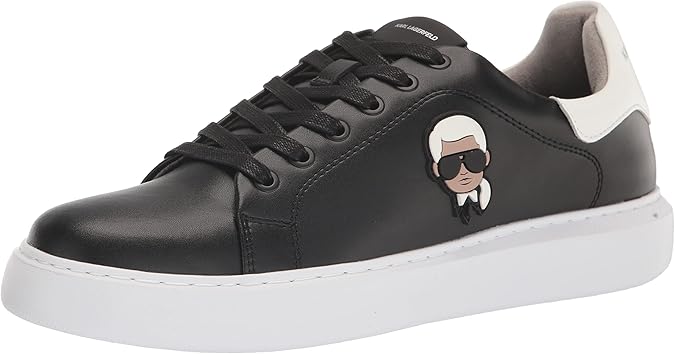 Karl Lagerfeld Men's Everyday Essential Leather Sneaker