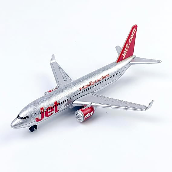 Airplane Model, JET2 Aircraft Die-cast Metal Planes Suitable for Collection and Desktop Decor
