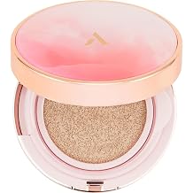 Aperire Day Dream Cover Cushion Foundation | Lightweight Korean Cushion Makeup with Buildable Coverage, Longwear Hydrating Formula, Skin-Fit Satin Finish 02 Warm Vanilla, 0.45 oz / 13g