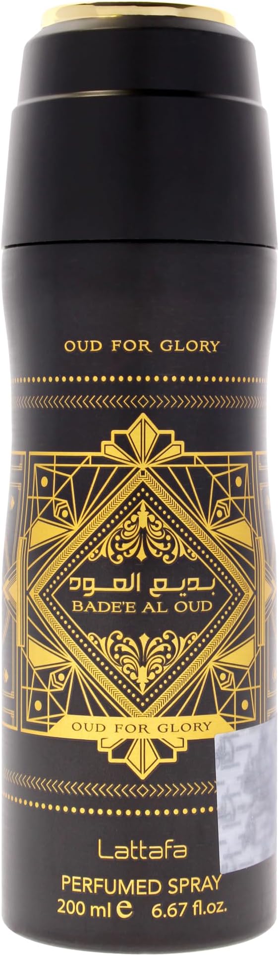 Lattafa Oud For Glory Bade' E Al Oud For Unisex Perfumed Deo Spray 6.67 Ounce