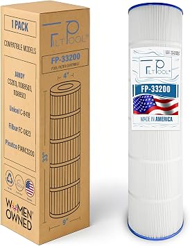 FP-33200 Replacement Pool Filter Cartridge Replacement for Jandy CS200, 11088503, 11088513, Pentair R0462400 Swimming Pool Filter System - Clean Water Filtration 1 Pack, 200 SQFT