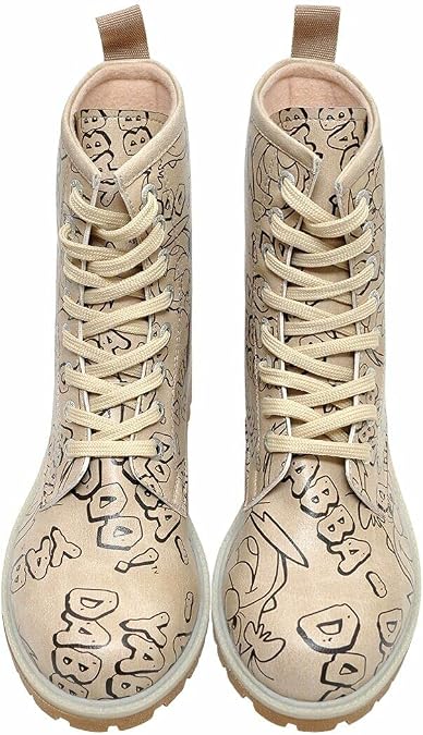 DDOGO Personalize Your Life - Warner BROS. Printed Long Boots - Chic, Elegant and Casual Style - Vegan, Environmentally Friendly and Handmade - Breathable Design