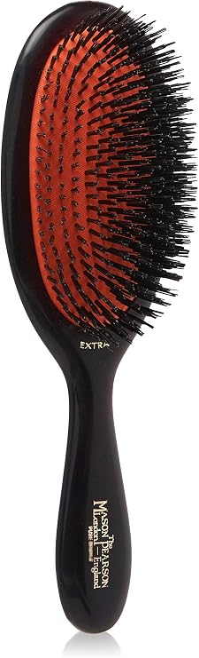 Mason Pearson B2 Extra Small Pure Bristle Hair Brush - Dark Ruby