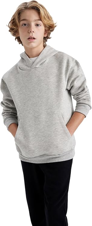DeFacto Erkek Çocuk Regular Fit Kapüşonlu Sweatshirt