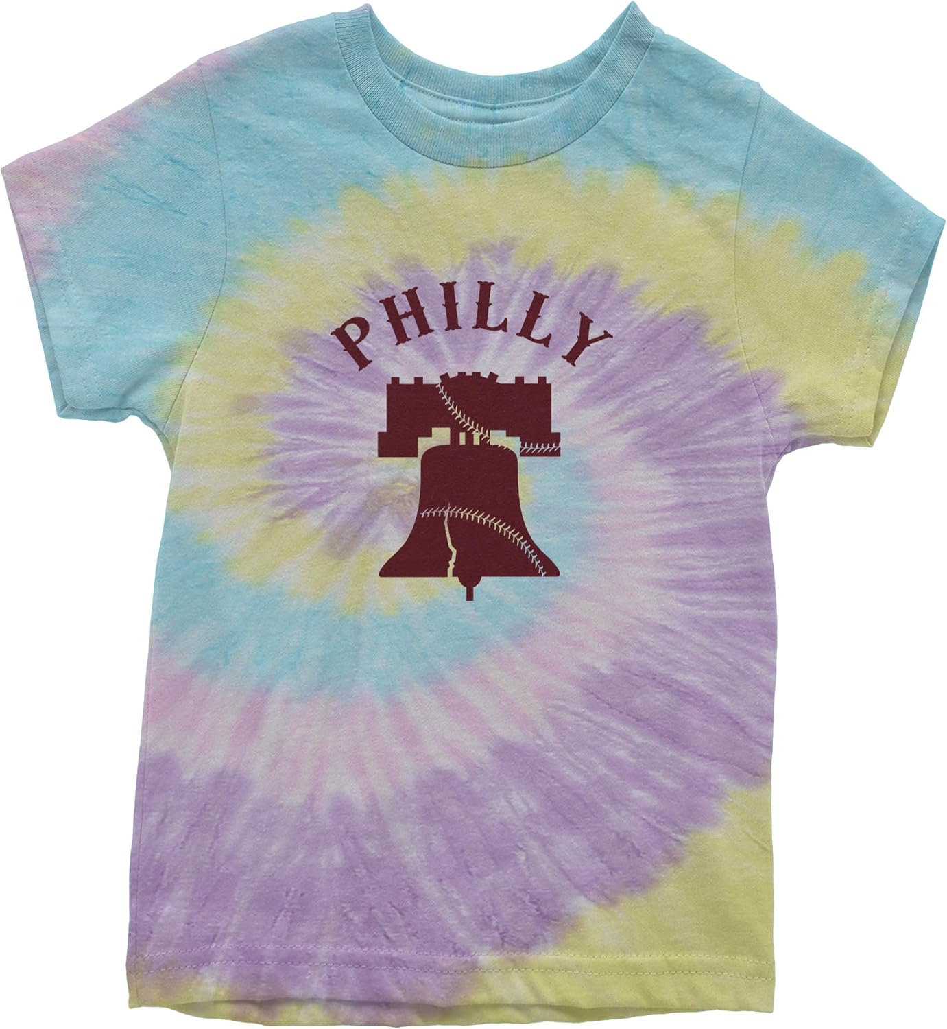 Philly Cracked Liberty Bell Youth T-Shirt, Soft Cotton, Graphic Tee