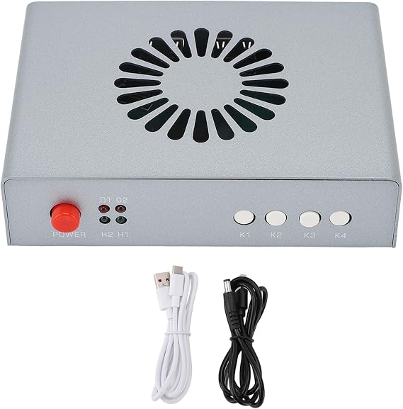 DMA Fuser, HDMI Fuser Synthesizer, Display Combiner, HDMI Combiner, HDMI Overlayer, Aluminum Alloy Material, DC12V Power Supply for Gaming, Video Conferencing