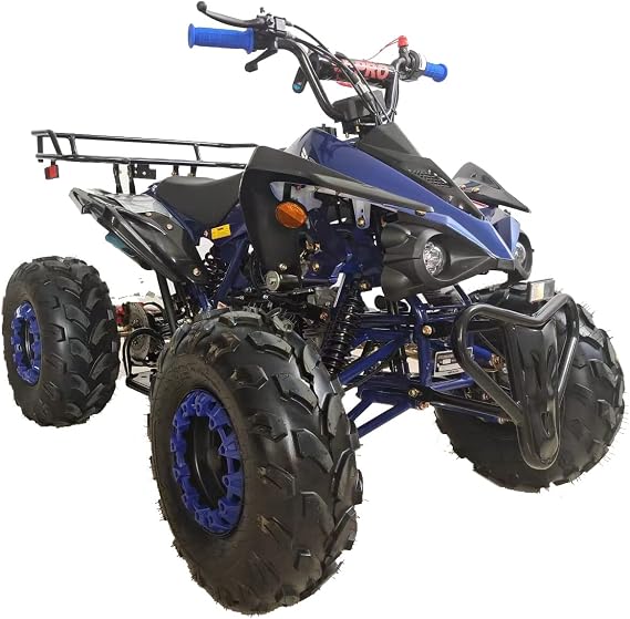 X-PRO 125cc ATV Quad 4 Wheeler ATVs 125cc ATVs Quads Youth 4 Wheelers,Blue