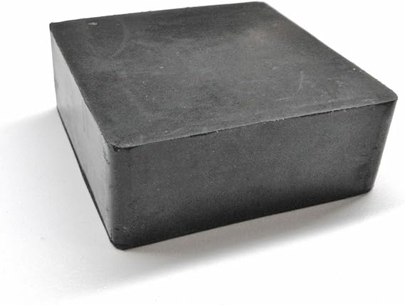 2-1/2" Rubber Block Bench Stamping Forming Nomar 1" Base for Steel Block Dapping by JTS