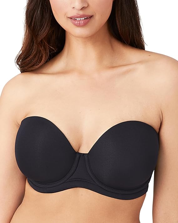 Wacoal Women's Red Carpet Covertible Strapless Bra, 854119 | Lightly Padded, Underwire, Full Coverage, Multi-Way Styling, Removable Straps