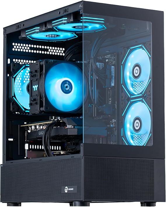 NINGMEI Prebuilt Gaming PC,AMD Ryzen 5 5500 GTX 1660 Super 6GB GDDR6
