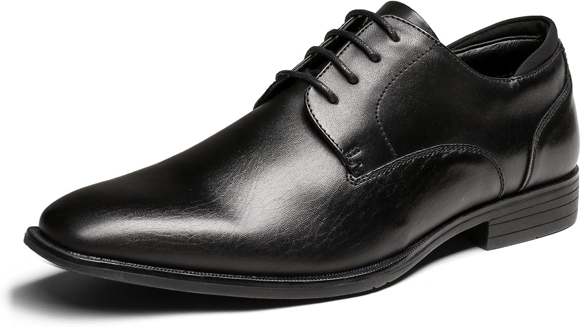 Bruno Marc Men's Classic Dress Oxfords | Vegan Leather Oxfords, Soft Foam Insole, Rubber Outsole, for Business, Weddings, Formal Events, Elegant Gift Box Packaging