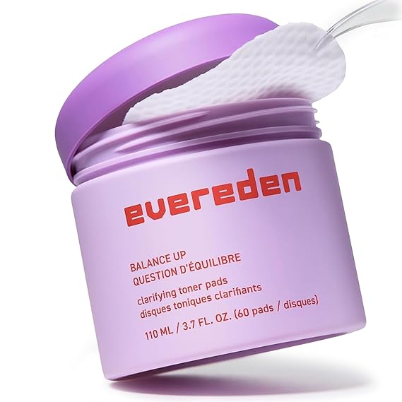 Evereden Teen Toner Pads, Mandelic Acid & Niacinamide, Dermatologist-Tested