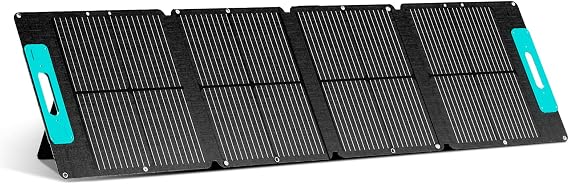 200W Portable Solar Panel, 200 Watt for Portable Power Station Solar Generation, Foldable Solar Charger with Carry Case,IP65 for Outdoor, RVs, Backyard etc