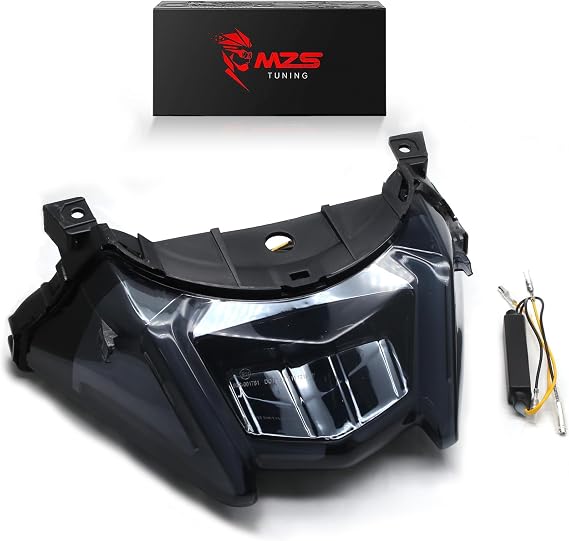 MZS Motorcycle Tail Light Compatible with GSXS1000S GSX-S1000S Katana 2019-2023, LED Integrated Turn Signal Blinker Running Brake Taillight Assembly Plug and Play Smoke