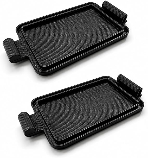2 Pack Generic Replacement Lid Compatible with Bug-A-Salt 3.0, Black