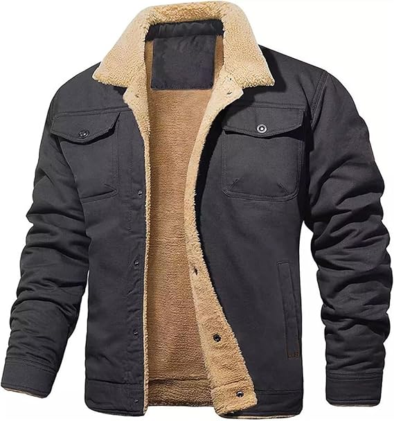 Men's Stylish Jacket Men Jackets Crop Warm Winter Trench Coat S-5XL Men's Winter Jacket