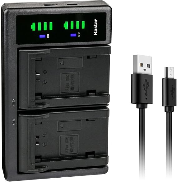 Kastar NP-FZ100 LTD2 USB Battery Charger Replacement for Sony Alpha ZV-E1 ZV-E1 ZVE1 Mirrorless Vlog Camera, Sony Alpha A6700 6700 APS-C Mirrorless Camera