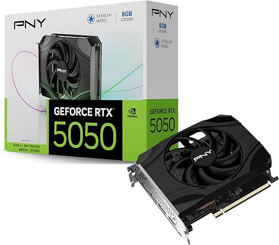PNY GeForce RTX™ 5050 8GB Graphics Card DLSS 4