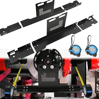 2PCS Wheel Alignment Tool, Automotive at Home Car Wheel Alignment Tool Kit, No Caliper Removal, Front End Alignment Tool Compatible with Honda Civic Toyota Nissan F150 Dodge Ram GMC Sierra