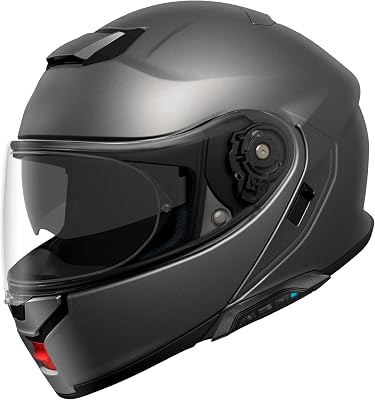 The Helmet Shop Neotec 3 Modular Motorcycle Helmet with SRL 3 Bluetooth Headset Pre-Installed and Tested. Helmets Casco Shoei, Premium Safety and Comfort