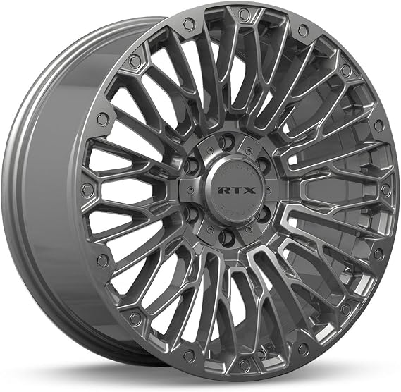 20x9 inch Custom Wheel - Hyper Black Offroad Design Aluminum Alloy Rim Offroad Bolt- Pattern 6x135/139.7 mm Offset 18 mm
