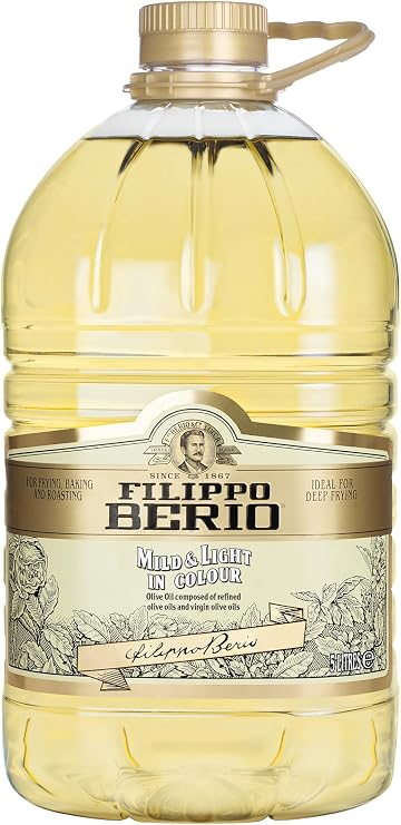 Filippo Berio Olive Oil, Mild and Light, Large Bottle (5 Litres)