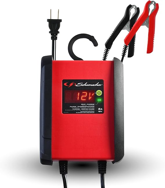 Schumacher SP1298 12V Automatic Battery Charger and 6A Maintainer