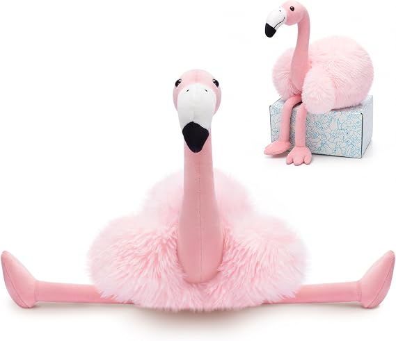 IKASA Flamingo Stuffed Animal, Ultra-Soft 18.5" Plush Toy, Gift Box