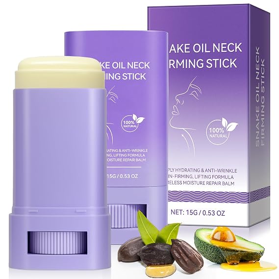 Lifting and Firming Neck Stick, Neck Tightening and Lifting, Reduced Wrinkles, Moisturizing & Nourishing, Firming Neck Cream for Women (30G)