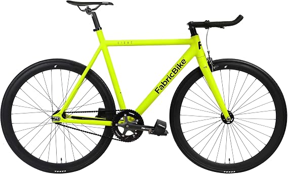 FabricBike Light - Fixed Gear Bike, Single Speed Fixie Bicycle, Aluminium Frame and Fork, Wheels 28", 4 Colours, 3 Sizes, 9.45 kg (M size)