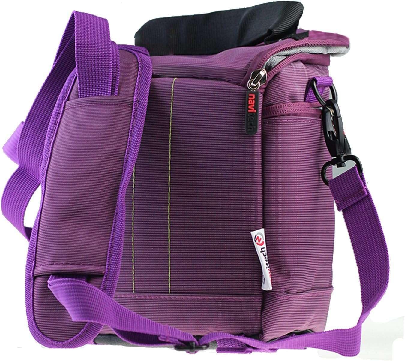 Navitech Purple Carrying Case And Travel Bag Compatible with KODAK Luma 150 Ultra Mini Pocket Pico Projector