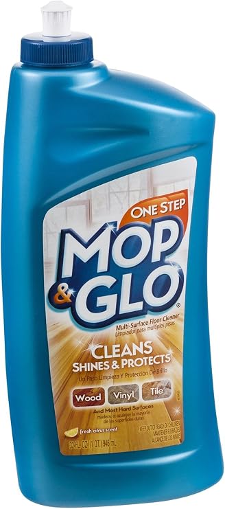 Mop & Glo Multi-Surface Floor Cleaner, 32 Ounce (Pack of 12)