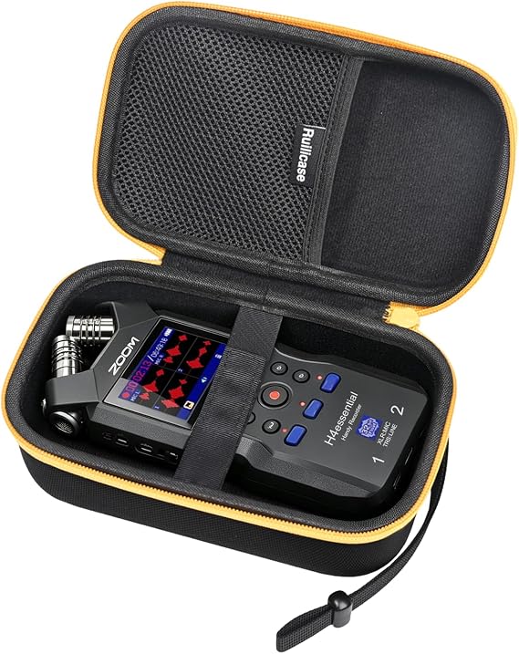 Hard Case for Zoom H4 Essential/H6 Studio/H2 Essential/H6 Essential/H5/H5 Studio/H4N PRO Handheld Recorder (Case Only)