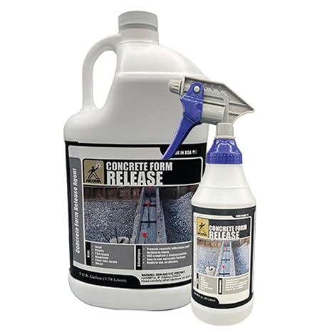 Akona Concrete Form Release - Release Agent for Forms, Tubes, Stamps, Sculpture Molds, Casting, and More, Liquid, Non-Stick, Non-Staining (Bundle)