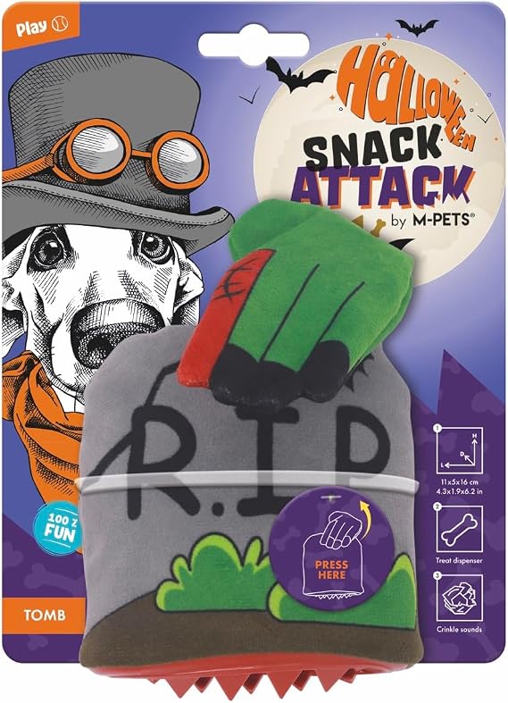 M-pets Halloween Tomb Snack Attack KÖpek OyuncaĞi