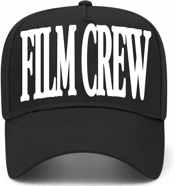 Film Crew Hat | Premium Adjustable Snapback Baseball Vintage Trucker Hats for Men & Women