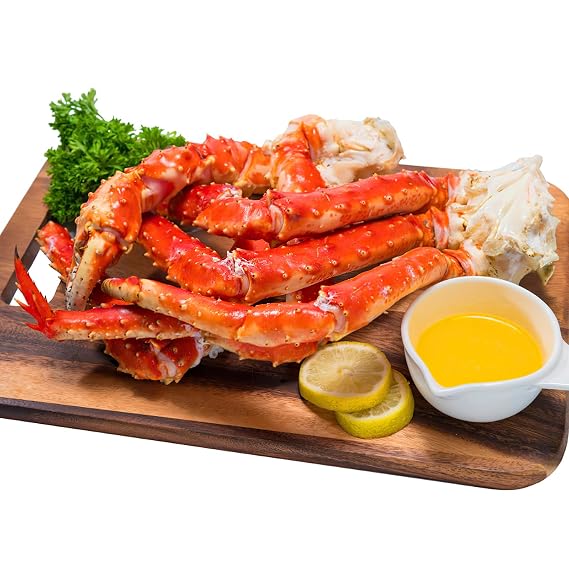 OCEANZEN Alaskan Red King Crab Legs, Fully Cooked, 10 lbs