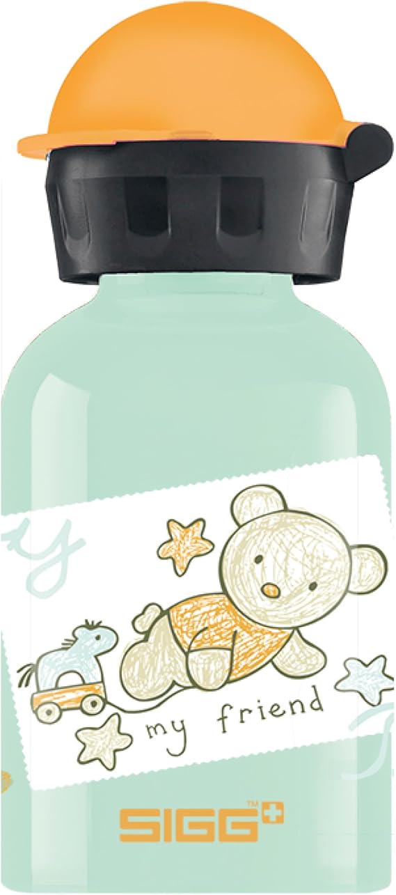 SIGG - Kids Water Bottle - KBT - Made in Switzerland - Leakproof - BPA Free - for Kindergarten, Preschool, School 10 Oz