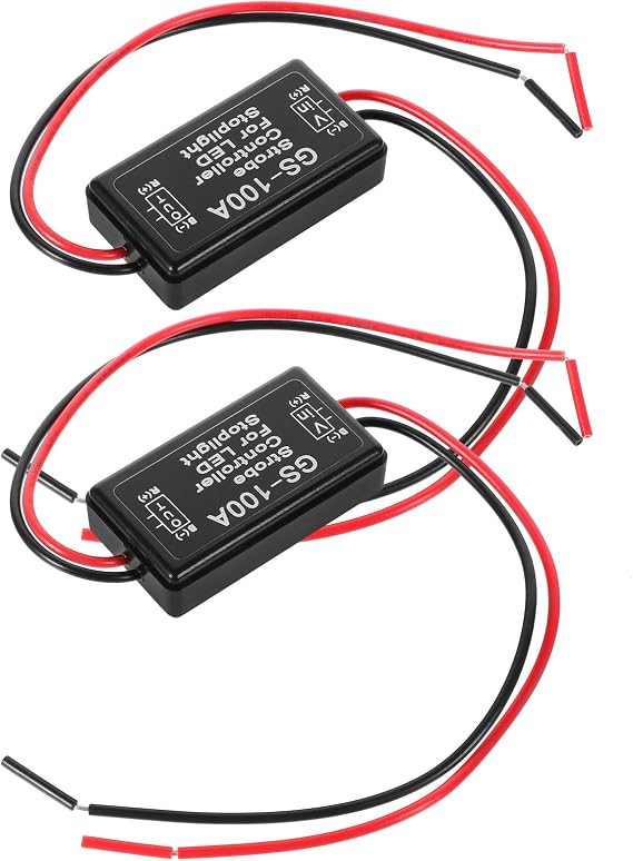 WINOMO 2pcs Flash Strobe Controller Car Flasher Module for Brake Light Tail Stop Light