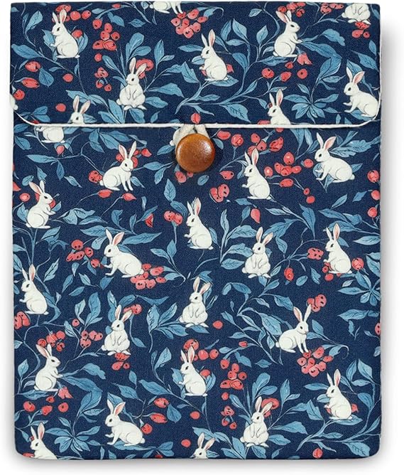 6-7 inch Sleeve Pouch for Kindle, Cotton-Padded Sleeve Case, Blue