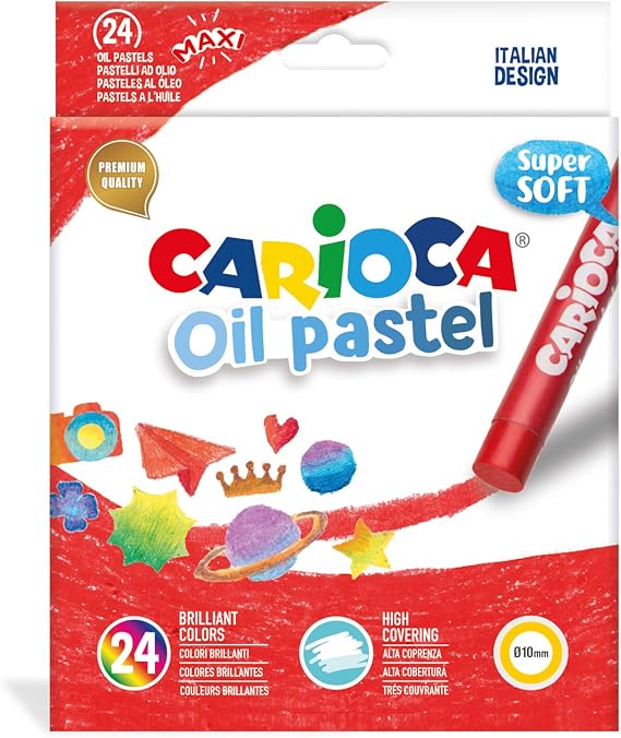 Carioca Oil Pastel Crayon 24 Pack