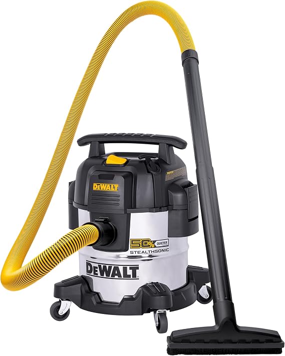 DEWALT 5 Gal 4 HP STEALTHSONIC Shop Vacuum Wet and Dry DXV05S-QTB