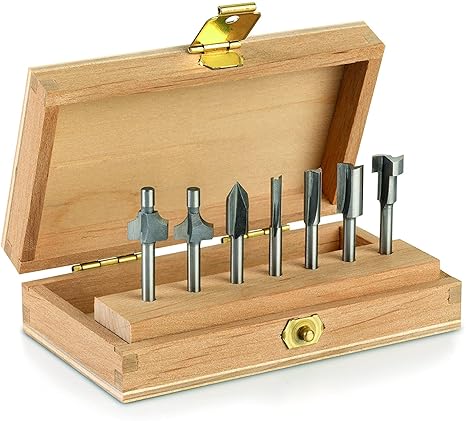 Dremel 660 Milling Set, 7 Piece Multi-Purpose Milling Set, Corners, Edges, Flat etc. For various milling jobs such as