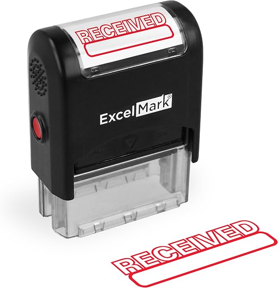 ExcelMark Received Self Inking Rubber Stamp