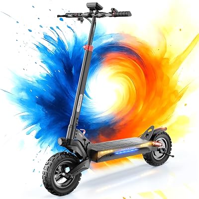 Circooter T4 Electric Scooter for Adults, 800W Brushless Motor & 28 MPH, 25 Miles Range, 10 Pneumatic Off-Road Tires, APP Control, Foldable for Commuting & Outdoor Adventure