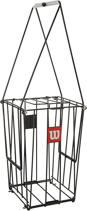 Wilson Unisex Adult Ball Pick Up Basket Tennis Ball Collection Pick-Up Basket, 75 Tennis Balls Capacity, NS