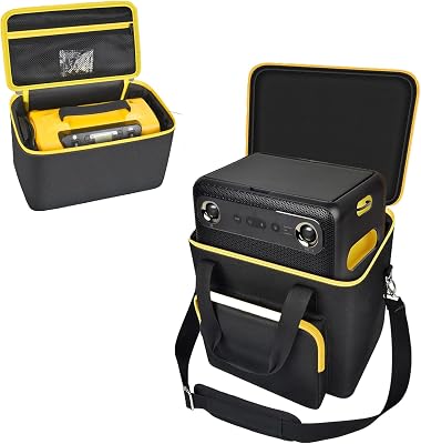 Karaoke Machine Bag Compatible with Ikarao Break X2 & Air Compressor Storage Bag Compatible with AstroAI Tire Inflator
