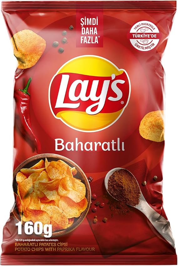 Lay's Spicy Potato Chips Party Size 160g