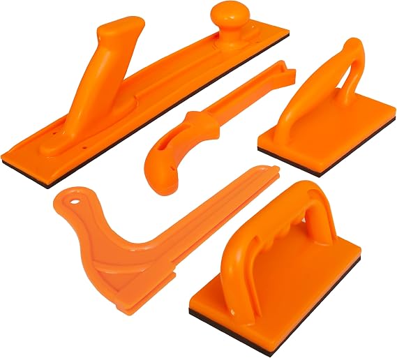 Safety Woodworking Push Block and Push Stick Package 5 Piece Set In Safety